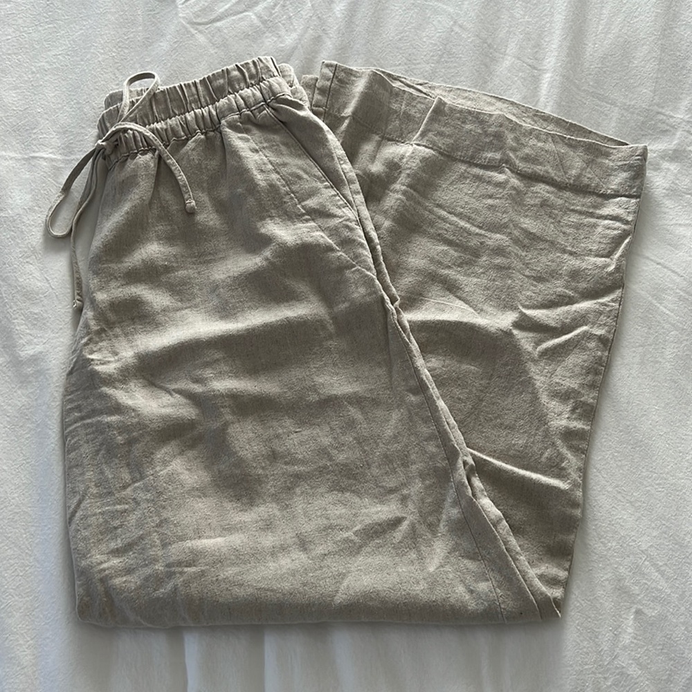 A New Day (target) wide leg linen blend pant
